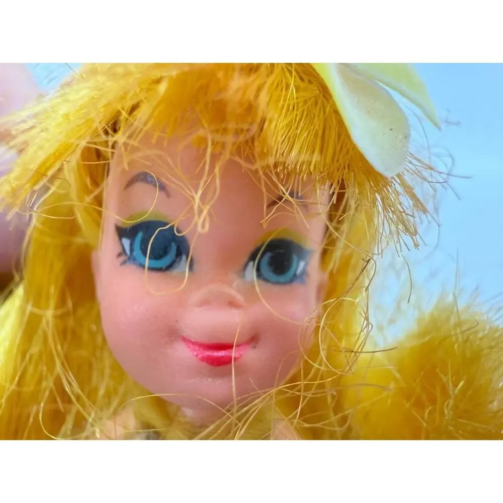 Vintage 1967 Mattel Liddle Kiddle Orange Blossom Doll Bottle